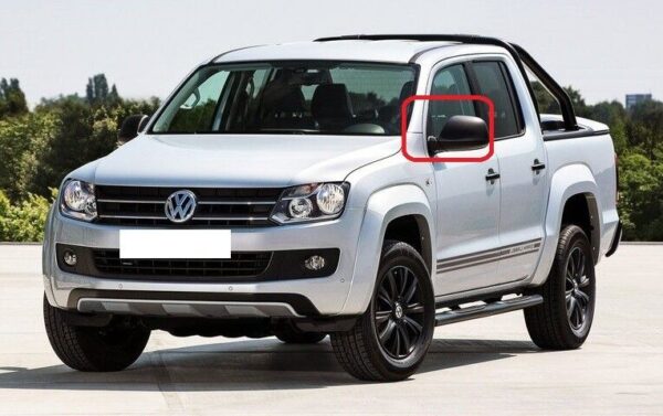 2H0857527CGRU - New Genuine VW AMAROK (10-17) Front N/S Left Wing Mirror Cover Cap Primed OEM