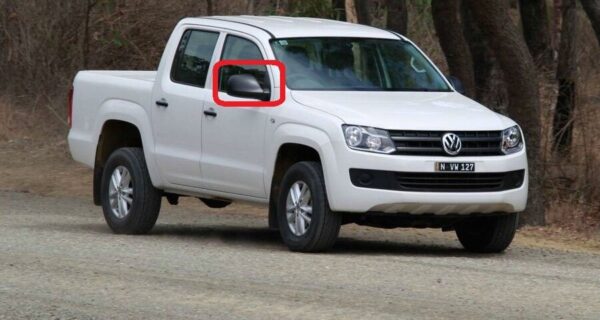 2H0857528B9B9 - NEW VW AMAROK (10-17) FRONT O/S RIGHT WING MIRROR COVER CAP BLACK