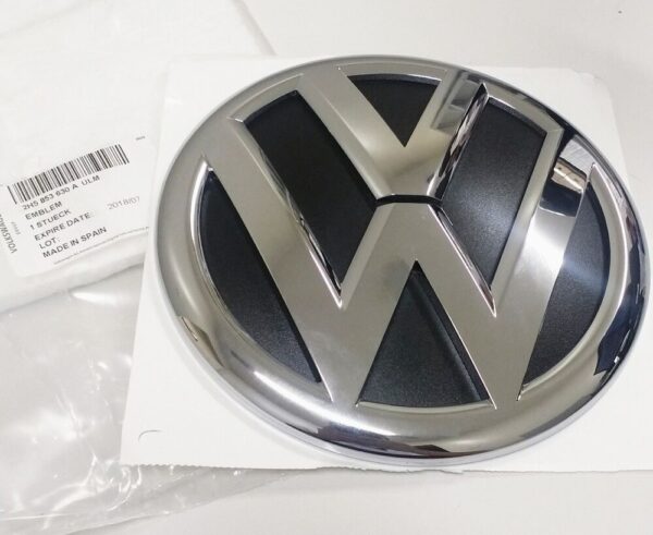 2H5853630AULM - New Genuine VW AMAROK 13-17 Rear Boot Lid Center "VW" Badge Emblem 2H5853630AULM