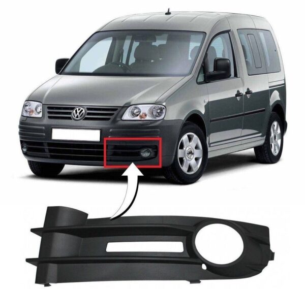 2K0853683A7G9 - New Genuine VOLKSWAGEN CADDY Front Left Bottom Fog Light Grille 2K0853683A7G9
