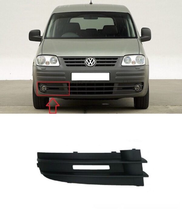 2K08536847G9 - New Genuine VW CADDY Front Bumper Fog Light Lamp Grille Right 2K08536847G9 OEM