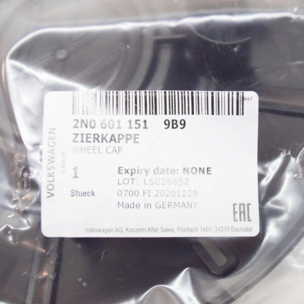 2N0601151 - VW CRAFTER SZ MK2 Wheel Hub Cover Trim 2N06011519B9 NEW GENUINE