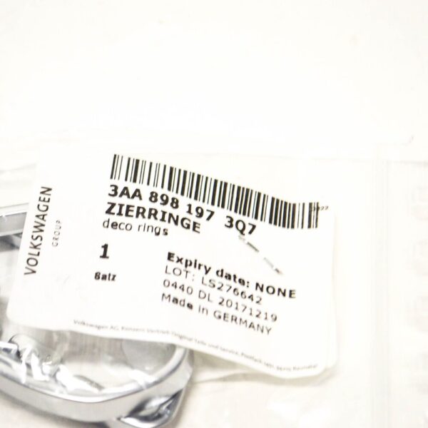3AA8981973Q7 - Volkswagen Passat B7 Train Handle Rings Decorative Set 3AA8981973Q7 NEW GENUINE