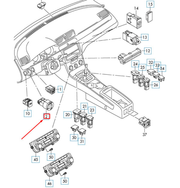 3C0941431BREH - NEW VOLKSWAGEN PASSAT B6 HEADLIGHT SWITCH CONTROL UNIT 3C0941431BREH ORIGINAL