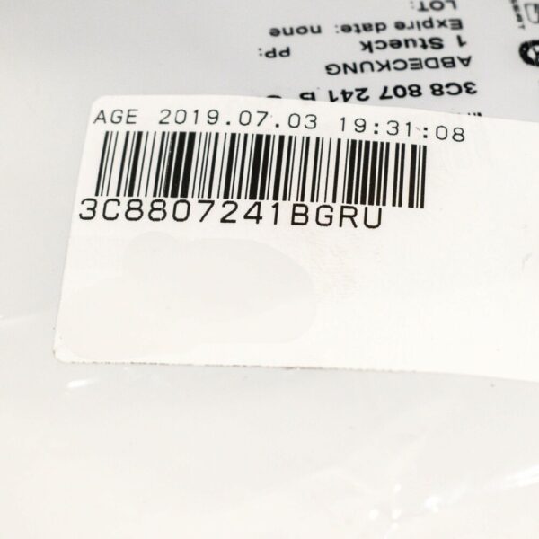 3C8807241BGRU - NEW VW PASSAT CC A6 FRONT BUMPER TOW HOOK EYE COVER 3C8807241BGRU 2011