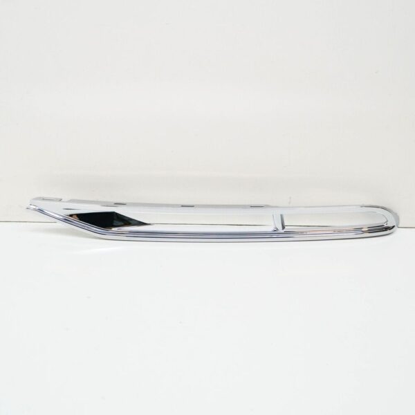 3D0807243 - VW Phaeton 3D bumper front left chrome strip 3D08072432ZZ NEW original
