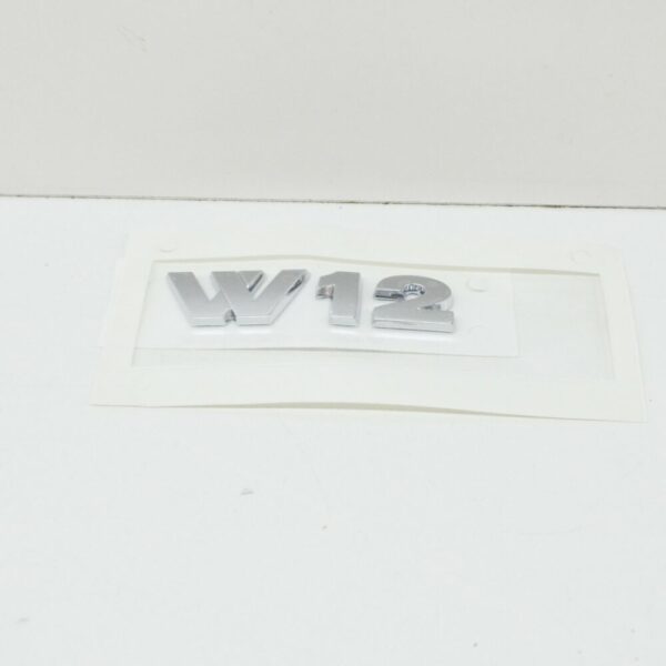 3D0853675S739 - NEW VOLKSWAGEN PHAETON 3D CHROME W12 INSCRIPTION 3D0853675S739