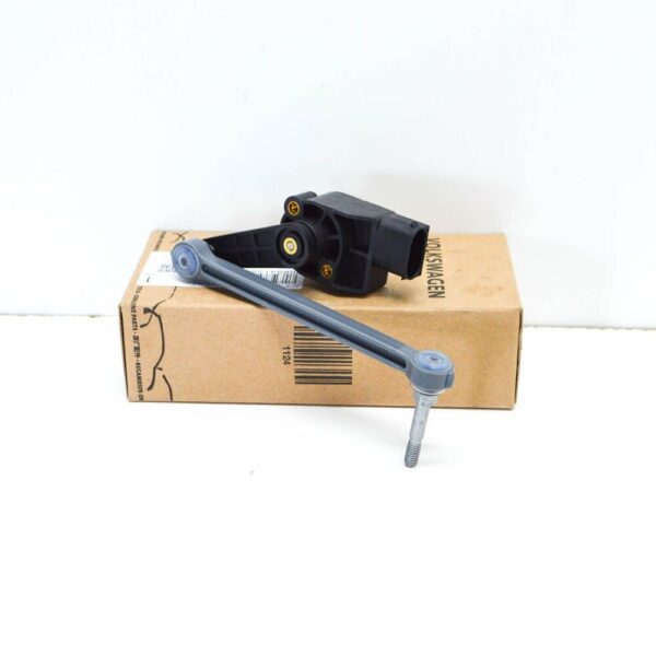 3D0941285E - NEW VOLKSWAGEN PHAETON 3D FRONT LEFT LEVEL SENSOR WITH POLES 3D0941285E ORIGINAL