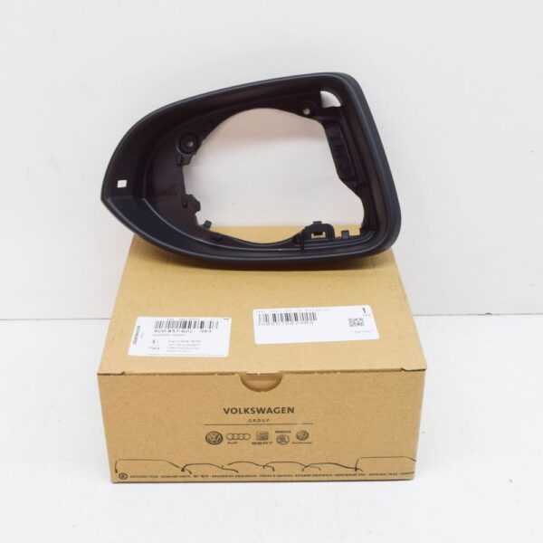 3G0857602 - VW Passat B8 Front Right Door Mirror Inner Trim 3G08576029B9 NEW GENUINE