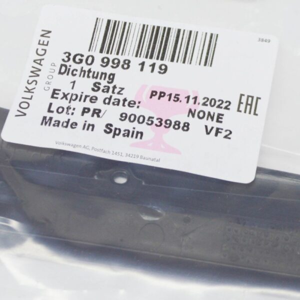 3G0998119 - VW PASSAT B8 headlight gasket set upper left 3G0998119 new original