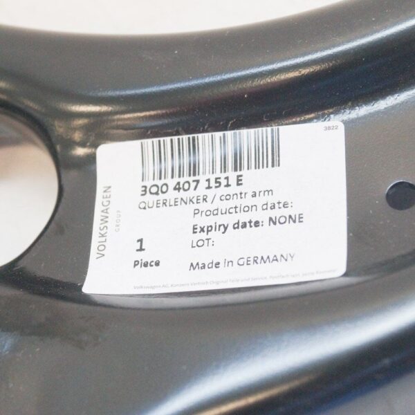 3Q0407151E - NEW VOLKSWAGEN PASSAT B8 FRONT LEFT CONTROL ARM LOWER 3Q0407151E
