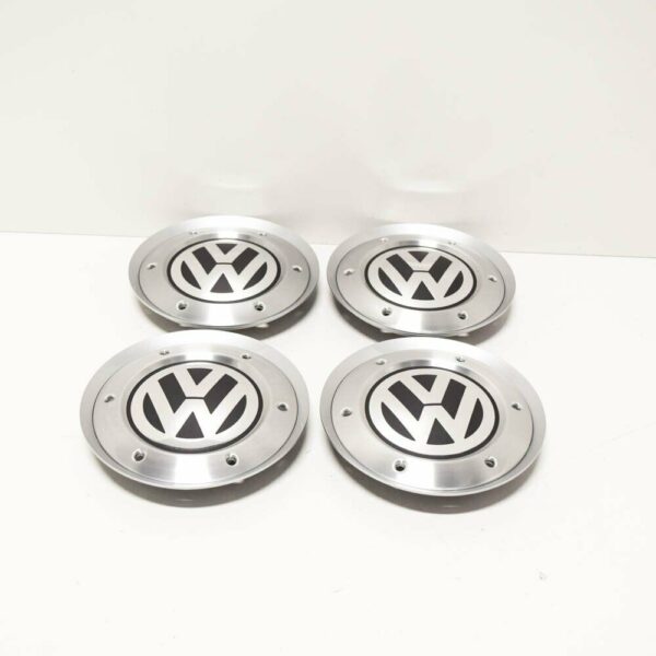 4x3D0601149J8Z8 - NEW VOLKSWAGEN PHAETON PASSAT WHEEL MEDIUM CAP SET 3D0601149J8Z8 ORIGINAL