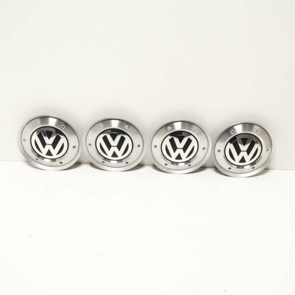 4x3D0601149J8Z8 - NEW VOLKSWAGEN PHAETON PASSAT WHEEL MEDIUM CAP SET 3D0601149J8Z8 ORIGINAL