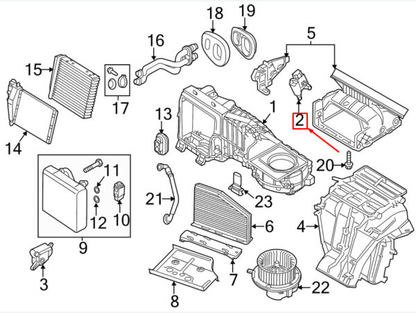 561907511C - NEW VW BEETLE 5C AIR CONDITIONER AIR FLAP MOTOR 561907511C ORIGINAL