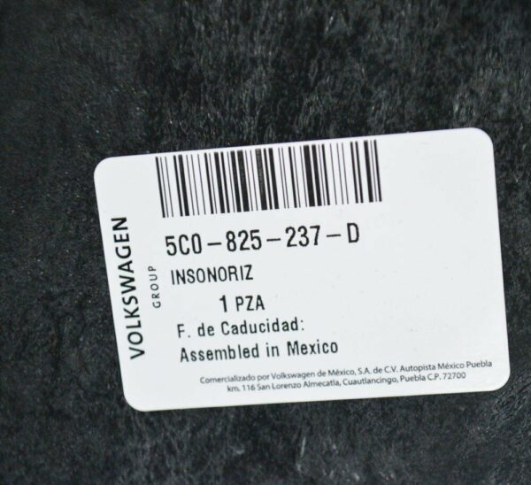 5C0825237D - New Genuine VOLKSWAGEN BEETLE JETTA Front Engine Splash Shield 5C0825237D OEM