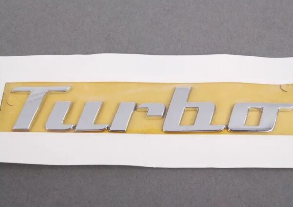 5C5853675C739 - NEW VOLKSWAGEN BEETLE 2012-2017 REAR "TURBO" EMBLEM 5C5853675C739