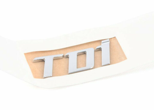5C5853675D739 - NEW VOLKSWAGEN BEETLE A5 REAR TDI EMBLEM BADGE 5C5853675D739 ORIGINAL