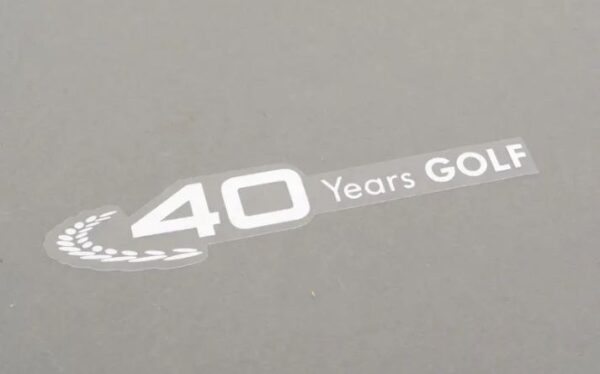 5G0853279A - New Genuine Volkswagen Golf "40 Years Golf" Decal 5G0853279A OEM