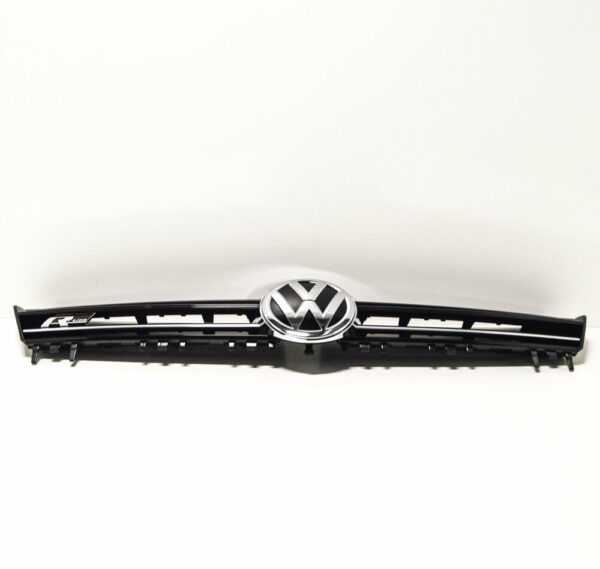 5G0853651TZLL - NEW VW GOLF MK7 R-LINE FRONT UPPER CENTER GRILL BLACK 5G0853651TZLL ORIGINAL