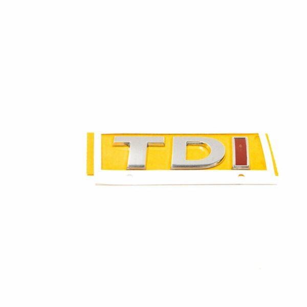 5G0853675FJZQ - NEW VW GOLF MK7 REAR TRUNK TDI EMBLEM BADGE LOGO 5G0853675FJZQ ORIGINAL