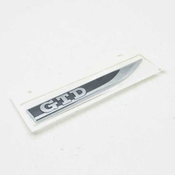 5G0853688BBCMT - NEW VOLKSWAGEN GOLF MK7 GTD FRONT RIGHT FENDER WING BADGE 5G0853688BBCMT