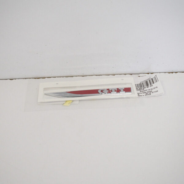5G0853688LJZQ - New Genuine Volkswagen Golf VII GTI Left Fender Emblem 5G0853688LJZQ OEM