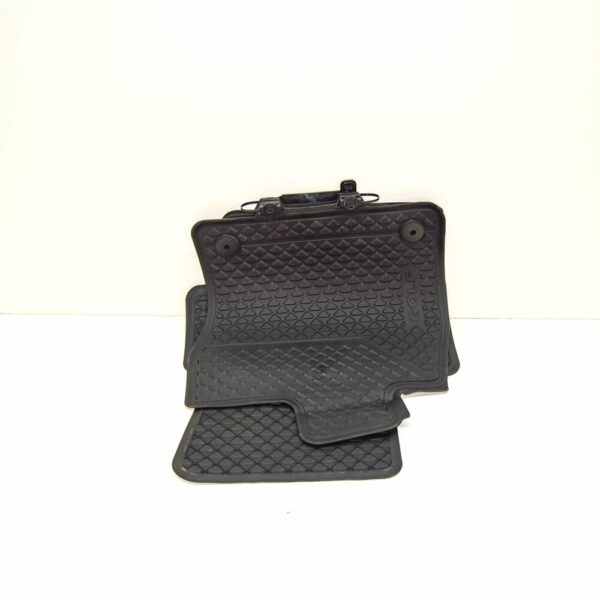5G1061500A82V - NEW VOLKSWAGEN GOLF MK7 RUBBER BLACK FLOOR MATS LHD 5G1061500A82V