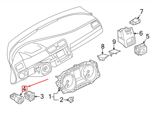 5GM941431BWZU - NEW VW GOLF VII 5G MK7 AUTOMATIC HEADLIGHT SWITCH 5GM941431BWZU ORIGINAL