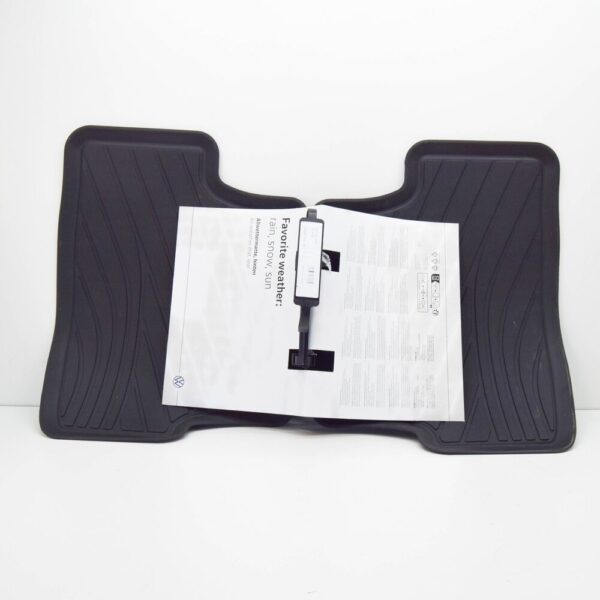 5H006151282V - VW Golf VIII CD1 set rubber floor mats rear 5H006151282V NEW