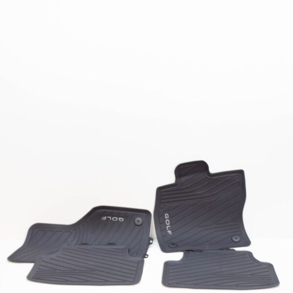 5H906150082V - VW GOLF MK8 Front And Rear Floor Mat Set Rubber LHD 5H906150082V NEW GENUINE