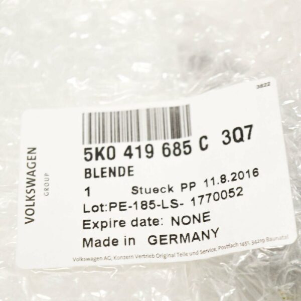 5K0419685C3Q7 - New Genuine Volkswagen Golf Passat Steering Wheel Edge 5K0419685C3Q7 OEM