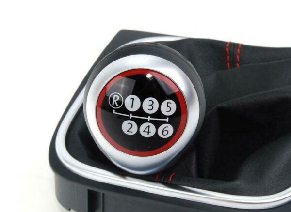 5K0711113TXPR - NEW VW JETTA A6 MANUAL TRANSMISSION SHIFT KNOB WITH TRIM 5K0711113TXPR ORIGINAL