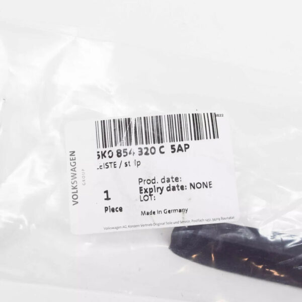5K0854320C5AP - Volkswagen GOLF MK6 Windshield Right Side End Trim 5K0854320C5AP NEW