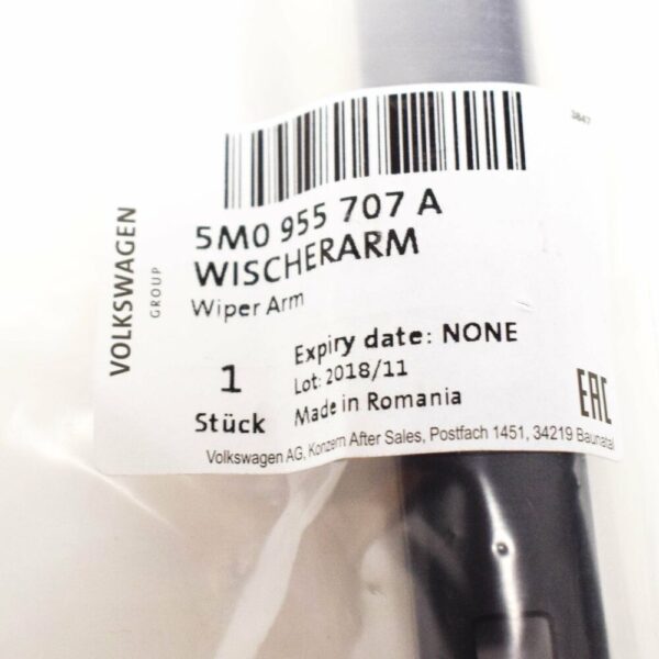 5M0955707A - OEM VW GOLF MK5 PLUS REAR TRUNK BOOT LID WIPER ARM 5M0955707A GENUINE