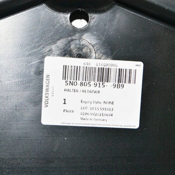 5N08059159B9 - VW Tiguan Front Bumper Retainer For Spoiler 5N0805915 9B9 NEW GENUINE