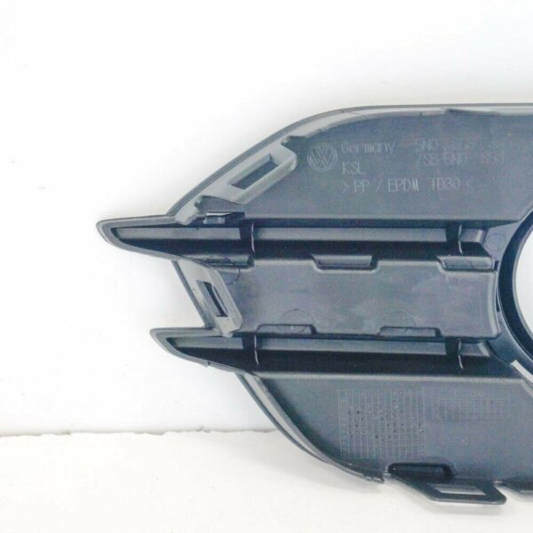 5N0853665J9B9 - NEW VW TIGUAN MK1 FRONT BUMPER LEFT FOG LIGHT GRILLE 5N0853665J9B9