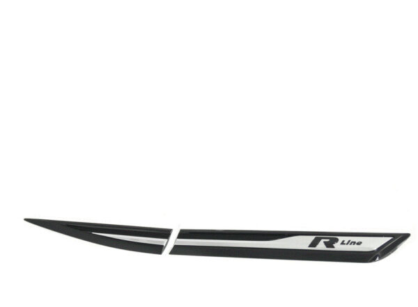 5TA853425 - New Genuine VW TOURAN R-Line Left Set High Gloss Black Chrome R-LINE Badges OEM