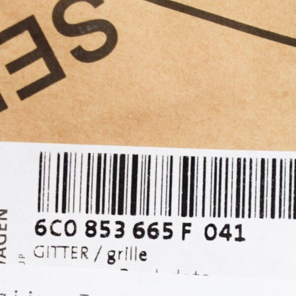 6C0853665F041 - VW Polo 6C R-Line Front Bumper Left Grille 6C0853665F041 NEW GENUINE