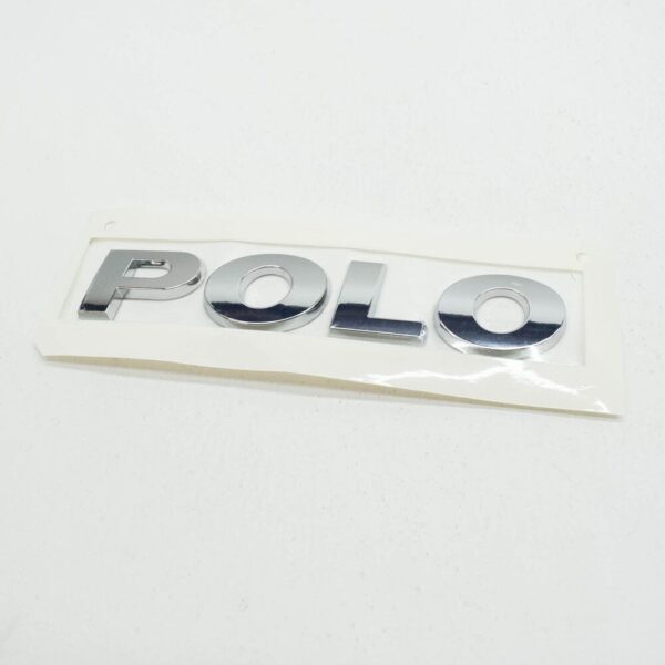 6C08536872ZZ - NEW VOLKSWAGEN POLO MK5 6R REAR HIGH CHROME INSCRIPTION 6C08536872ZZ ORIGINAL