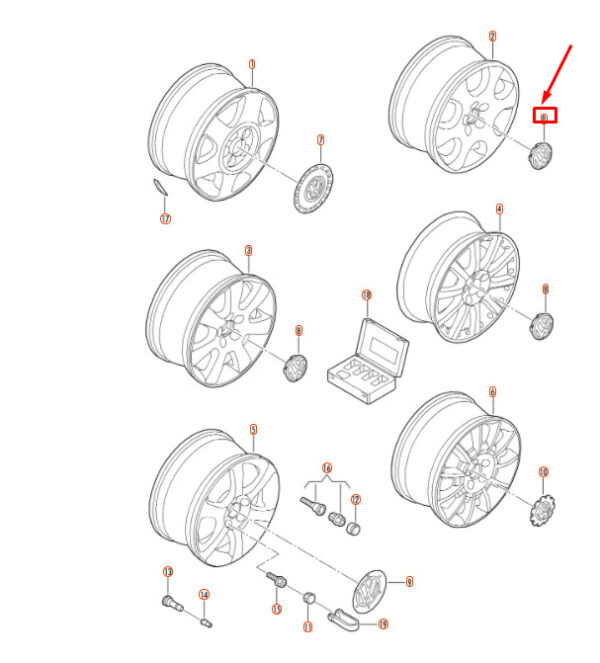 6N0601171BXF - NEW VOLKSWAGEN BEETLE 9C WHEEL HUB COVER CAP 1 PIECE 6N0601171BXF ORIGINAL