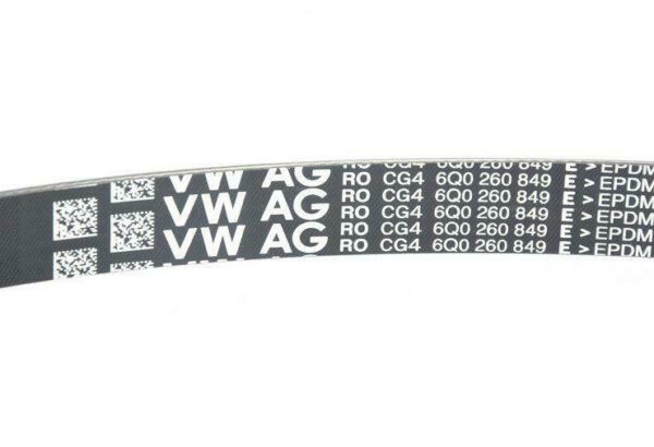6Q0260849E - NEW VOLKSWAGEN EOS V-RIBBED BELT 6Q0260849E ORIGINAL