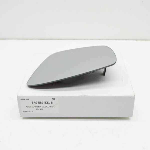 6R0857521B - VW UP 12 exterior mirror glass front left RHD 6R0857521B NEW ORIGINAL