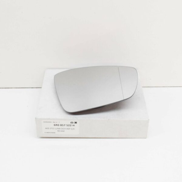 6R0857522H - NEW VOLKSWAGEN POLO 6R RIGHT WING MIRROR GLASS 6R0857522H
