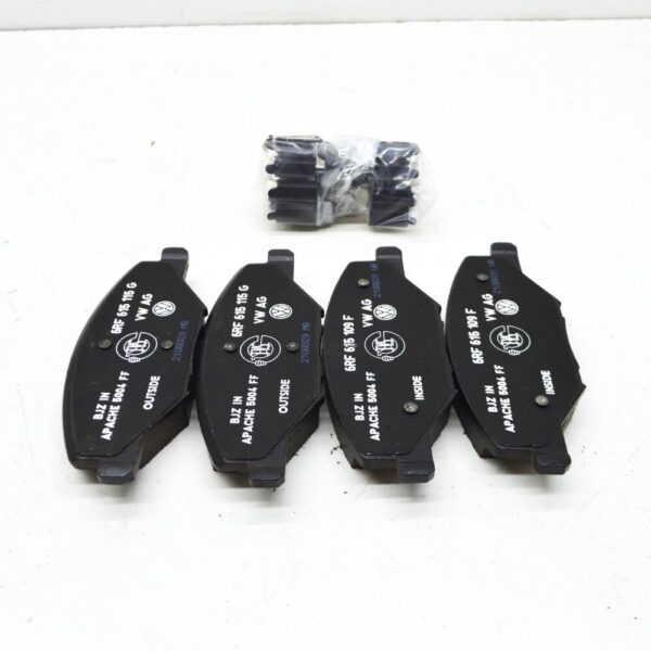 6RU698151B - NEW VOLKSWAGEN POLO 6R FRONT BRAKE PADS SET 6RU698151B ORIGINAL