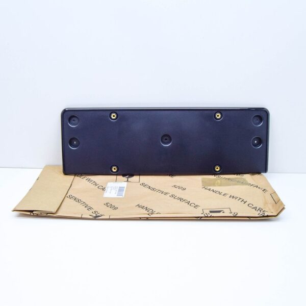 760807285A - VW TOUAREG CR front license plate holder 760807285A9B9, new original
