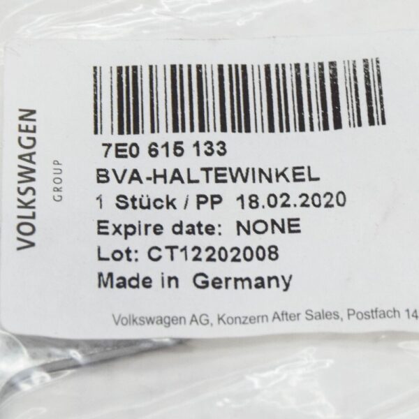 7E0615133 - VW TRANSPORTER VI T6 FRONT LEFT BRAKE CABLE HOLDER 7E0615133 NEW GENUINE