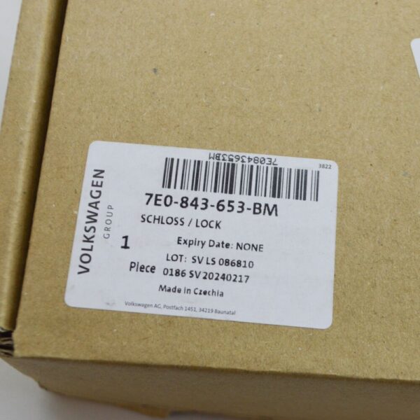 7E0843653BM - VW TRANSPORTER T6 Left Sliding Door Remote Control Lock 7E0843653BM NEW GENUINE