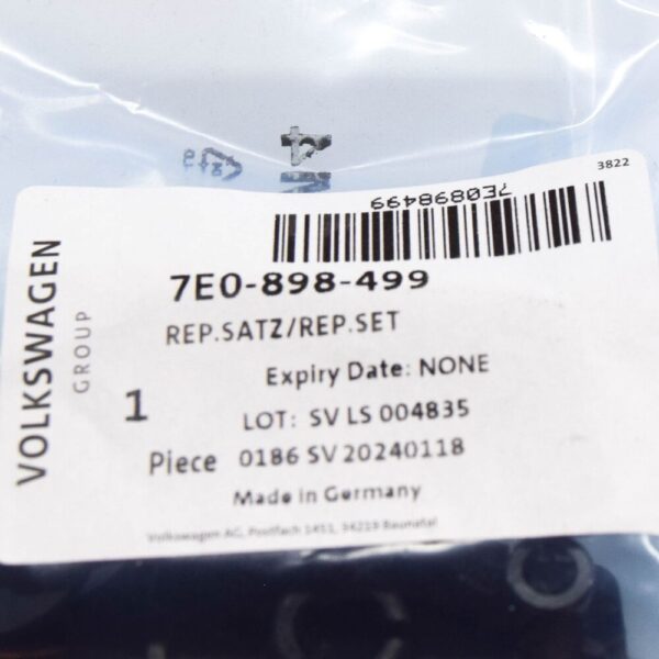 7E0898499 - VW TRANSPORTER T6 REAR RIGHT SEAT SET 7E0898499 NEW