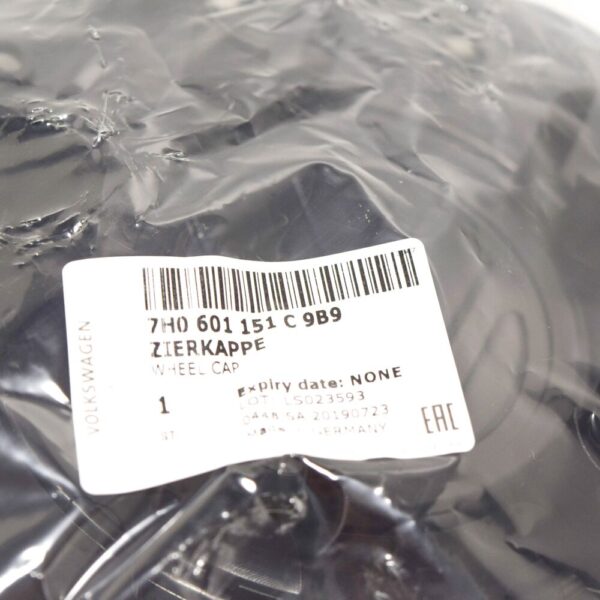 7H0601151C9B9 - VW TRANSPORTER T5 Alloy Wheel Hub Center Cap 7H0601151C9B9 NEW GENUINE