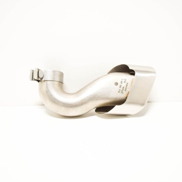 7L6253681L - NEW VW TOUAREG 7LA EXHAUST LEFT CHROME TAIL PIPE TIP 7L6253681L ORIGINAL